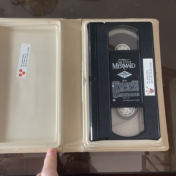 1st Label BANNED Cover 1989 Disney The Little Mermaid VHS Black Diamond Series - Picture 3 of 5